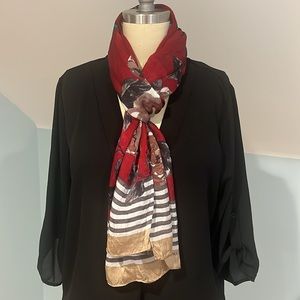 💋2/$20 Silk scarf by Vince camuto